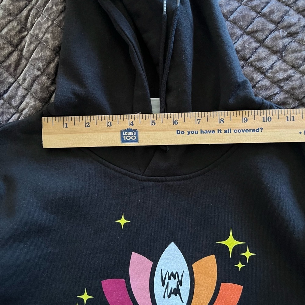 Puma Lotus Flower Makayla Did Tik Tok Black Hoodie in size S - Picture 5 of 10